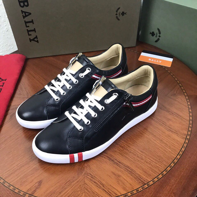 2018 Bally Sneakers shoes in Calfskin leather