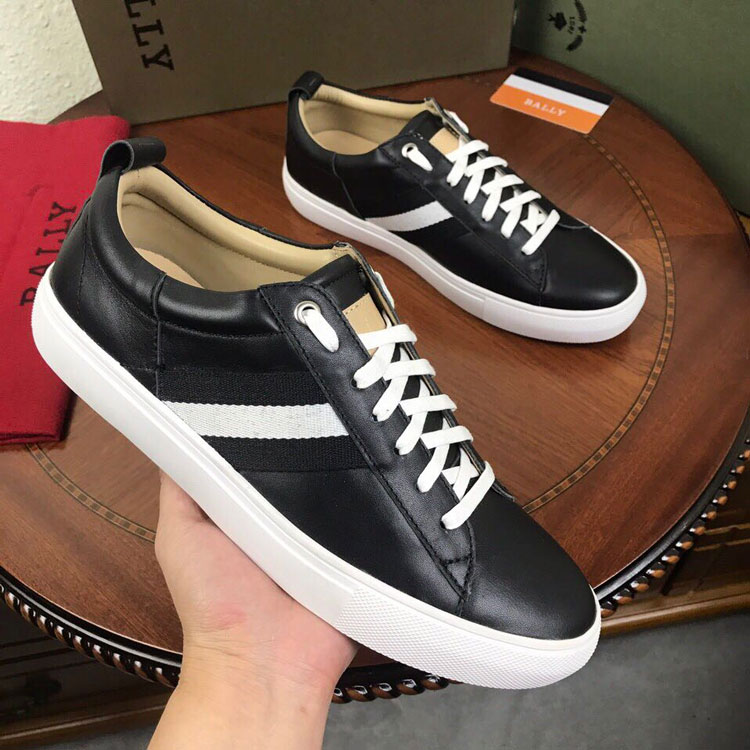 2018 Bally Sneakers shoes in Calfskin leather