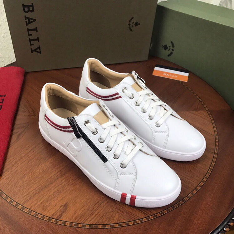 2018 Bally Sneakers shoes in Calfskin leather