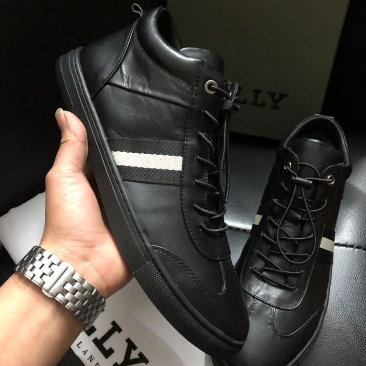 2018 Bally Sneakers shoes in Calfskin leather