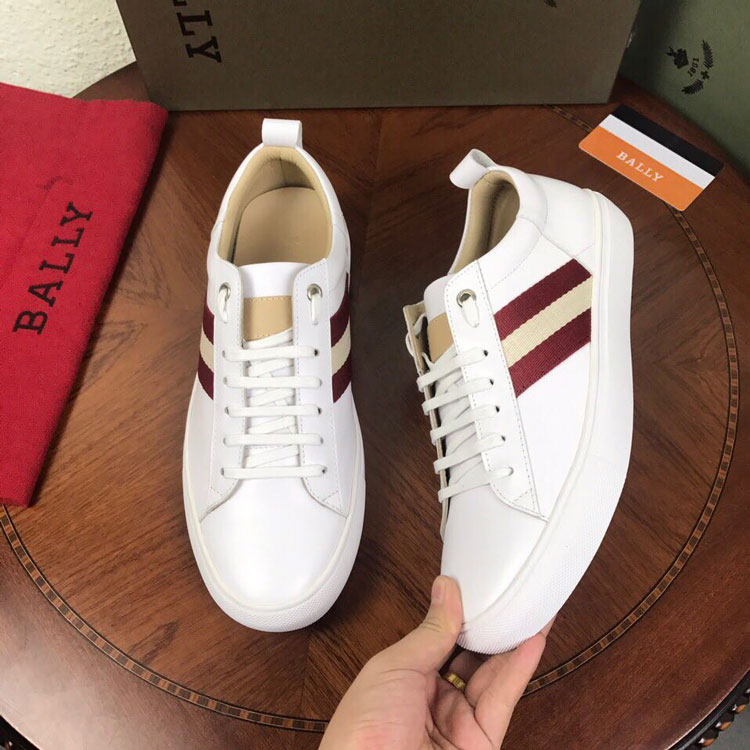 2018 Bally Sneakers shoes in Calfskin leather