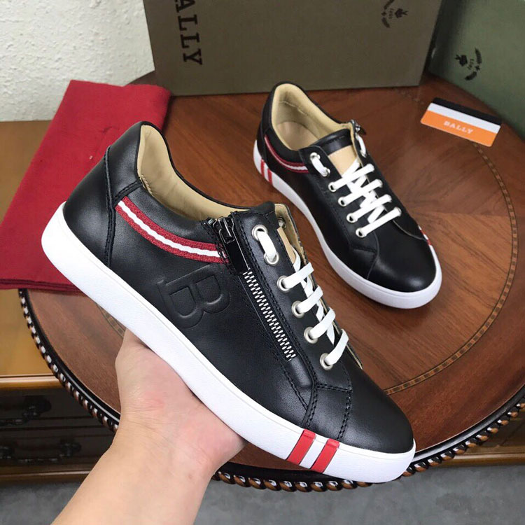 2018 Bally Sneakers shoes in Calfskin leather