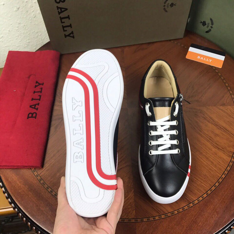 2018 Bally Sneakers shoes in Calfskin leather