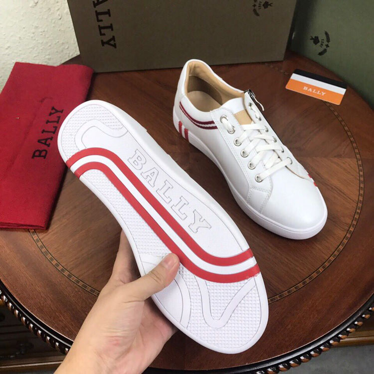 2018 Bally Sneakers shoes in Calfskin leather