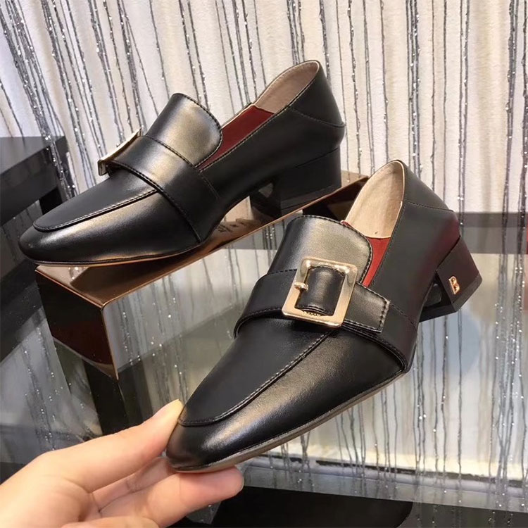 2018 Bally women shoes in Calfskin leather