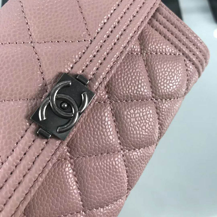 2018 Boy Chanel Tri-fold wallet