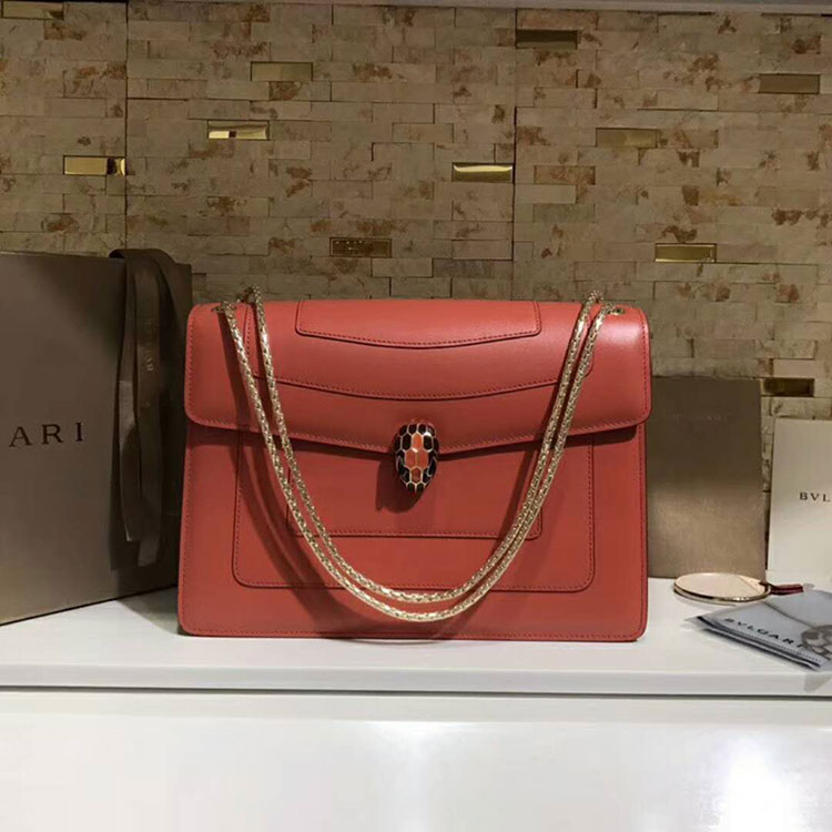 2018 Bvlgari Serpenti Forever flap cover bag