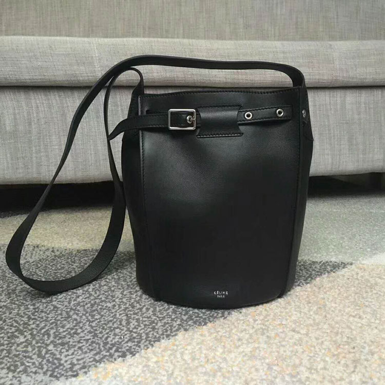 2018 CELINE BIG BAG BUCKET WITH LONG STRAP IN SMOOTH CALFSKIN