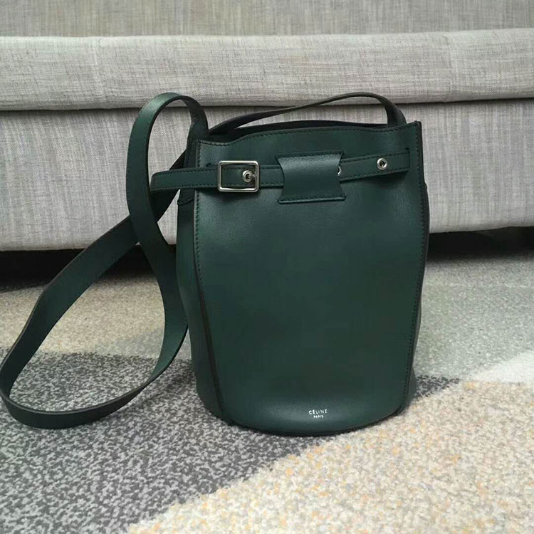 2018 CELINE BIG BAG BUCKET WITH LONG STRAP IN SMOOTH CALFSKIN