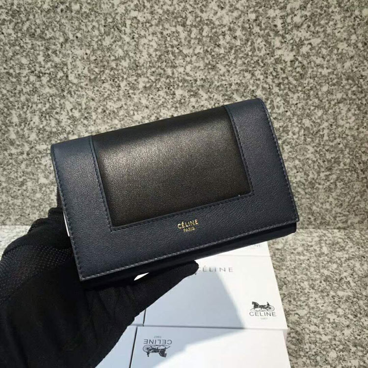 2018 CELINE FRAME MEDIUM MULTIFUNCTION IN BICOLOUR SMOOTH LAMBSKIN