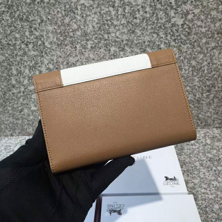 2018 CELINE FRAME MEDIUM MULTIFUNCTION IN BICOLOUR SMOOTH LAMBSKIN