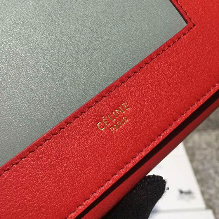 2018 CELINE FRAME MEDIUM MULTIFUNCTION IN BICOLOUR SMOOTH LAMBSKIN