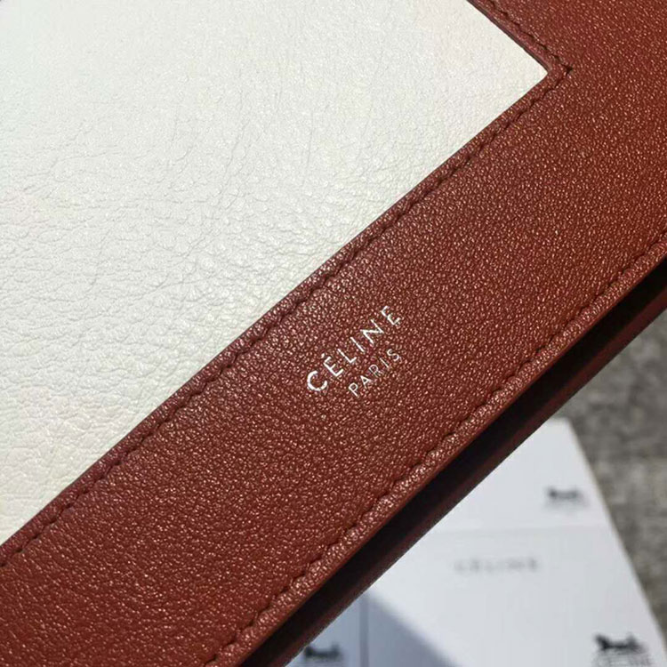 2018 CELINE FRAME MEDIUM MULTIFUNCTION IN BICOLOUR SMOOTH LAMBSKIN