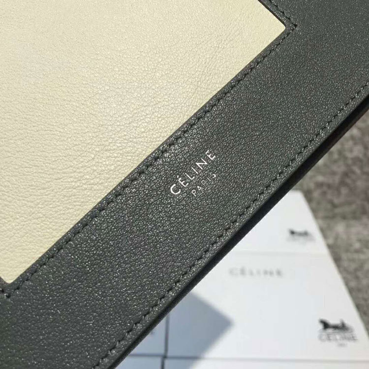 2018 CELINE FRAME MEDIUM MULTIFUNCTION IN BICOLOUR SMOOTH LAMBSKIN