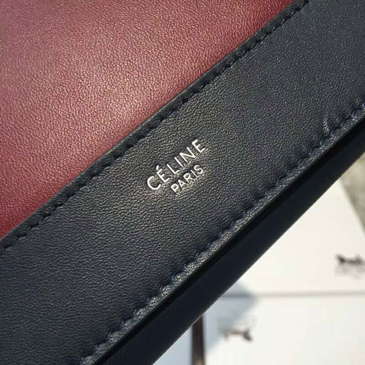 2018 CELINE FRAME MEDIUM MULTIFUNCTION IN BICOLOUR SMOOTH LAMBSKIN