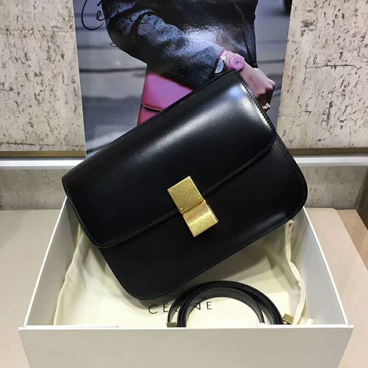 2018 CELINE MEDIUM CLASSIC BAG IN BOX CALFSKIN