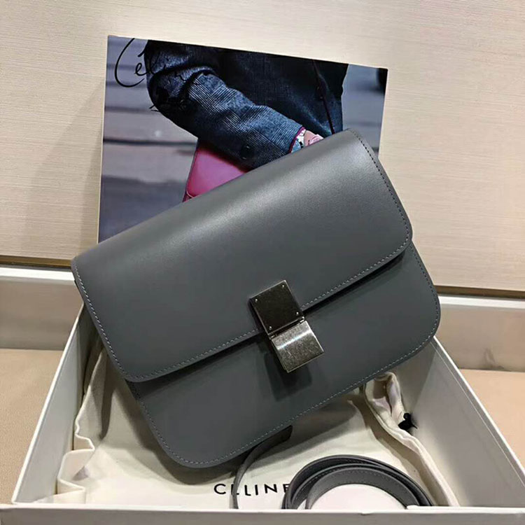 2018 CELINE MEDIUM CLASSIC BAG IN BOX CALFSKIN