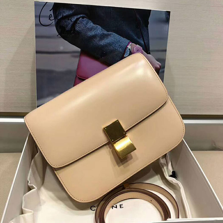 2018 CELINE MEDIUM CLASSIC BAG IN BOX CALFSKIN