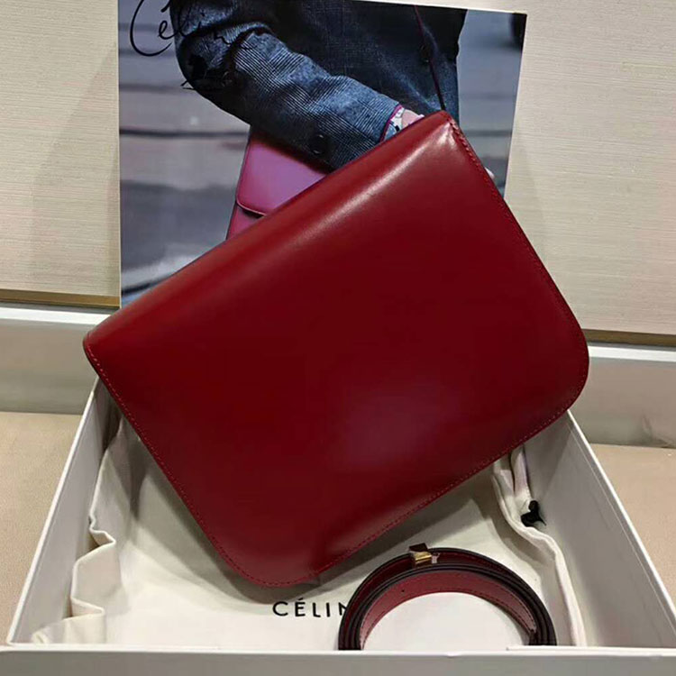 2018 CELINE MEDIUM CLASSIC BAG IN BOX CALFSKIN