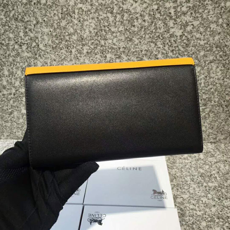 2018 CELINE POCKET TRIFOLDED MULTIFUNCTION IN MULTICOLOUR SHINY SMOOTH CALFSKIN