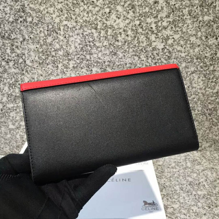 2018 CELINE POCKET TRIFOLDED MULTIFUNCTION IN MULTICOLOUR SHINY SMOOTH CALFSKIN