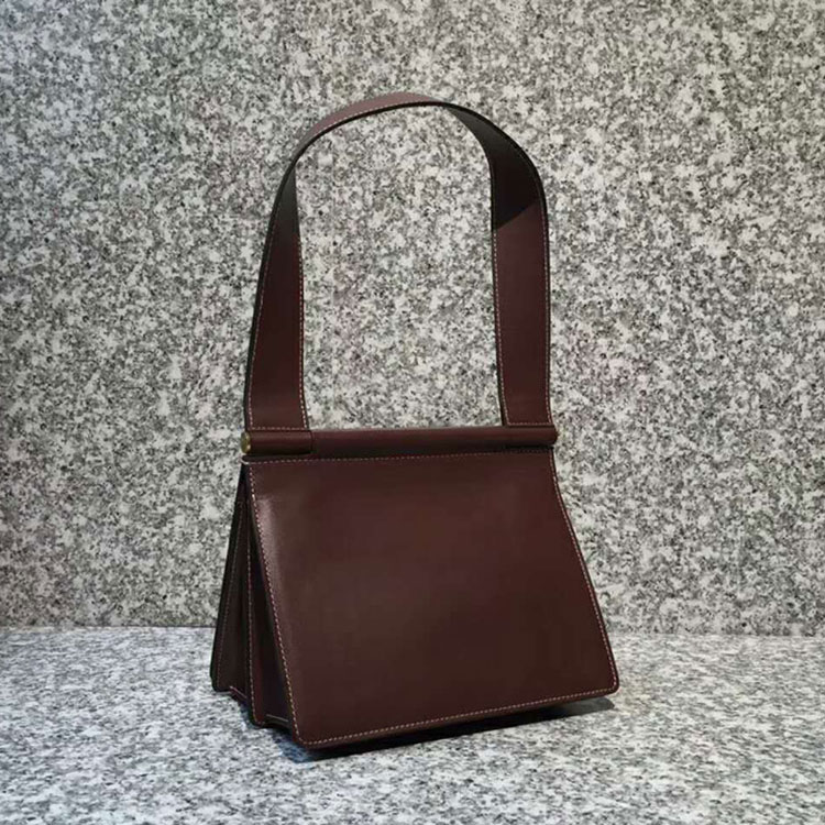 2018 CELINE SMALL TAB BAG IN SATINATED NATURAL CALFSKIN