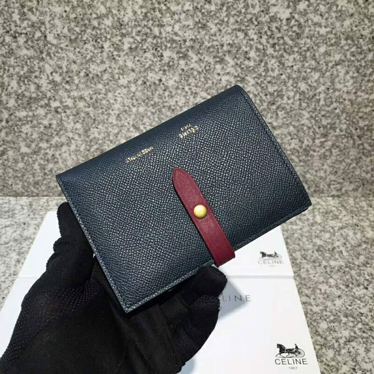 2018 CELINE STRAP MEDIUM MULTIFUNCTION IN GRAINED CALFSKIN AND SHINY CALFSKIN