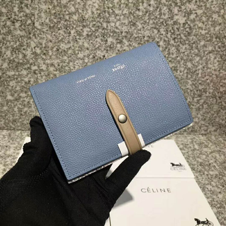 2018 CELINE STRAP MEDIUM MULTIFUNCTION IN GRAINED CALFSKIN AND SHINY CALFSKIN