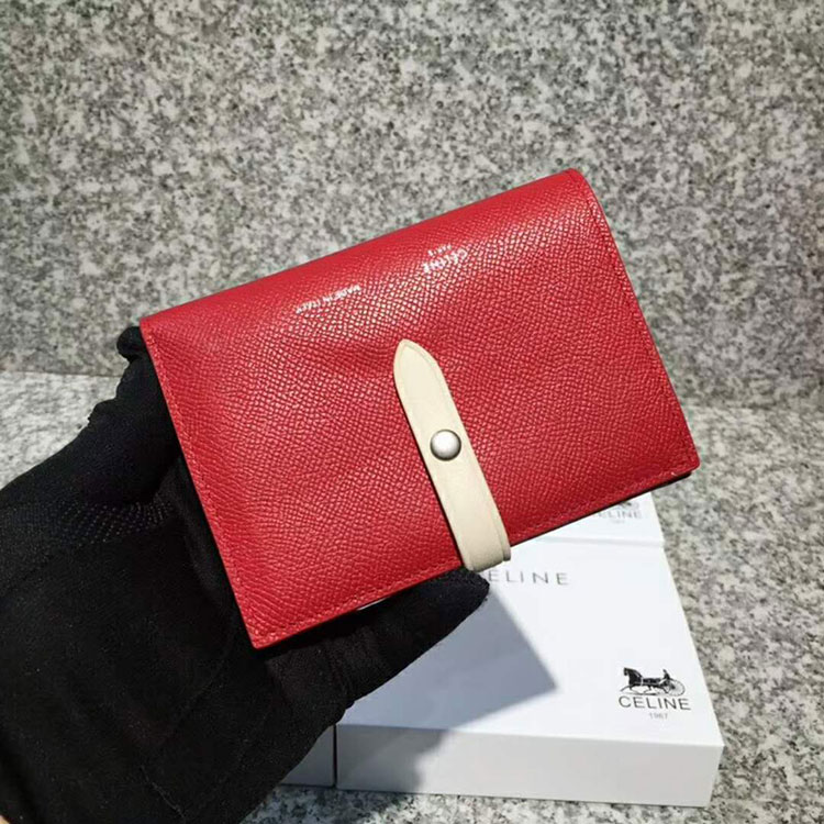 2018 CELINE STRAP MEDIUM MULTIFUNCTION IN GRAINED CALFSKIN AND SHINY CALFSKIN