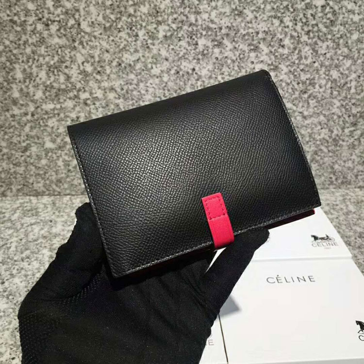 2018 CELINE STRAP MEDIUM MULTIFUNCTION IN GRAINED CALFSKIN AND SHINY CALFSKIN