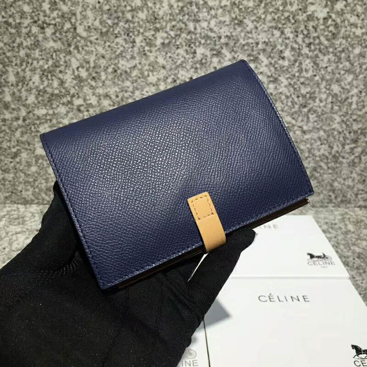 2018 CELINE STRAP MEDIUM MULTIFUNCTION IN GRAINED CALFSKIN AND SHINY CALFSKIN