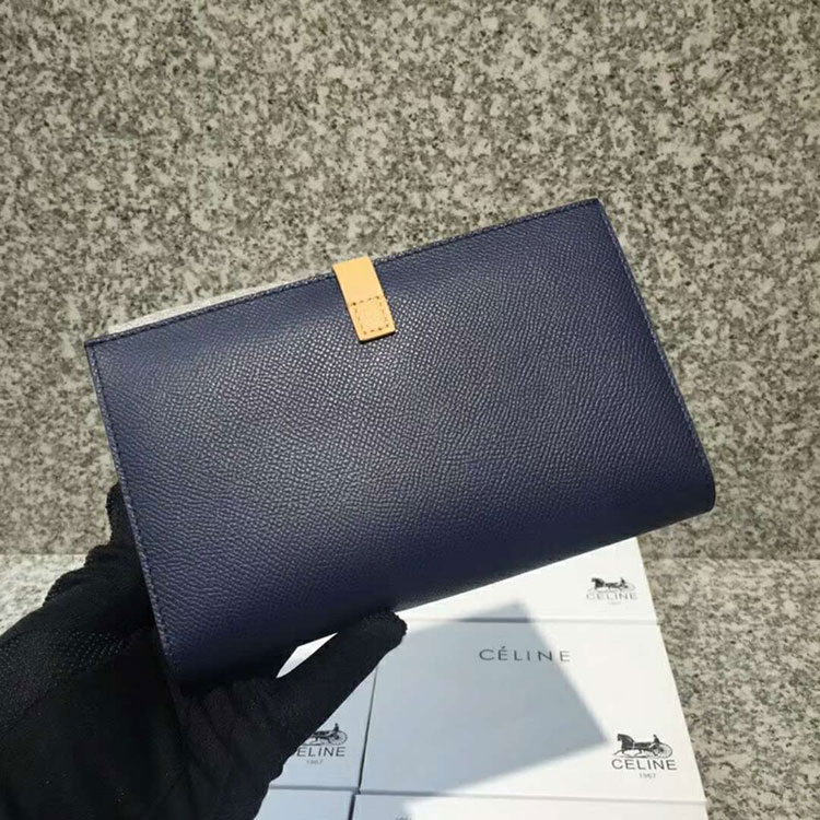 2018 CELINE STRAP MEDIUM MULTIFUNCTION IN GRAINED CALFSKIN AND SHINY CALFSKIN