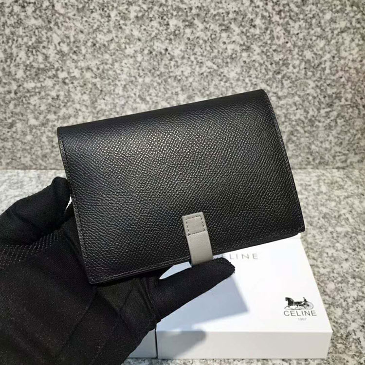 2018 CELINE STRAP MEDIUM MULTIFUNCTION IN GRAINED CALFSKIN AND SHINY CALFSKIN