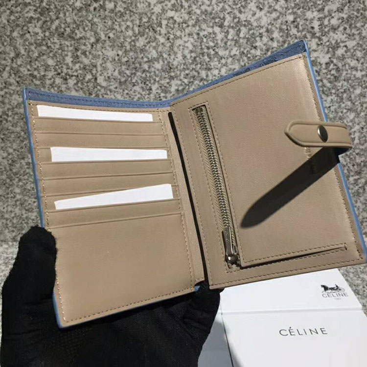 2018 CELINE STRAP MEDIUM MULTIFUNCTION IN GRAINED CALFSKIN AND SHINY CALFSKIN