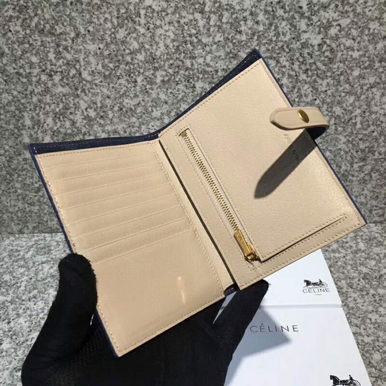 2018 CELINE STRAP MEDIUM MULTIFUNCTION IN GRAINED CALFSKIN AND SHINY CALFSKIN