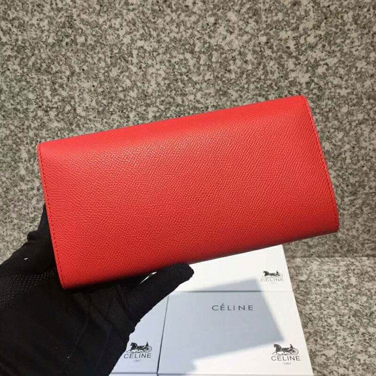 2018 CELINE TROTTEUR LARGE FLAP MULTIFUNCTION IN GRAINED CALFSKIN