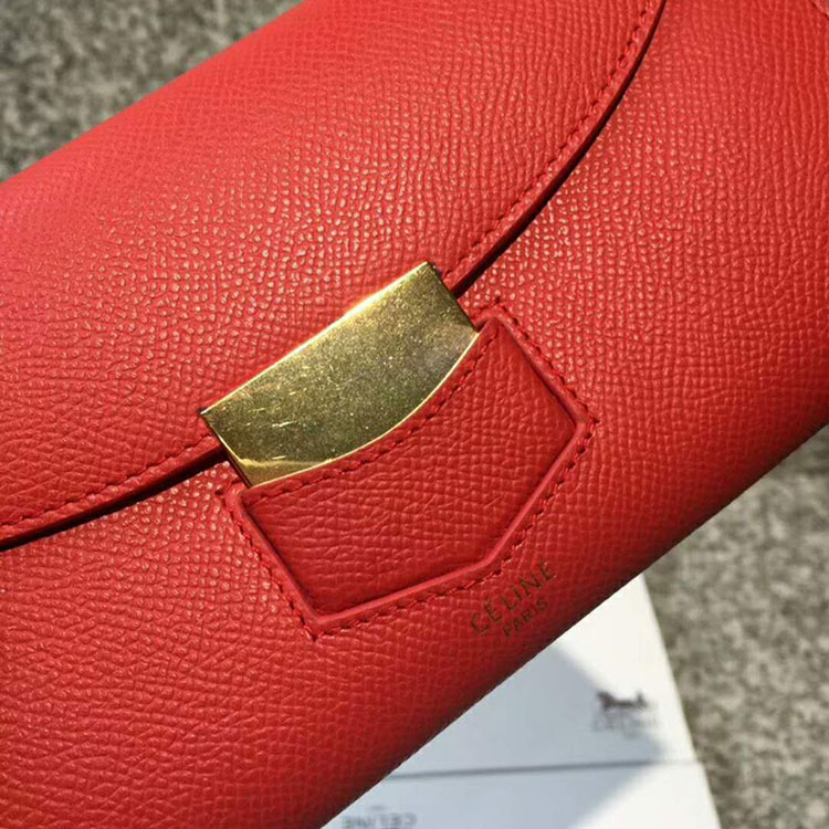 2018 CELINE TROTTEUR LARGE FLAP MULTIFUNCTION IN GRAINED CALFSKIN