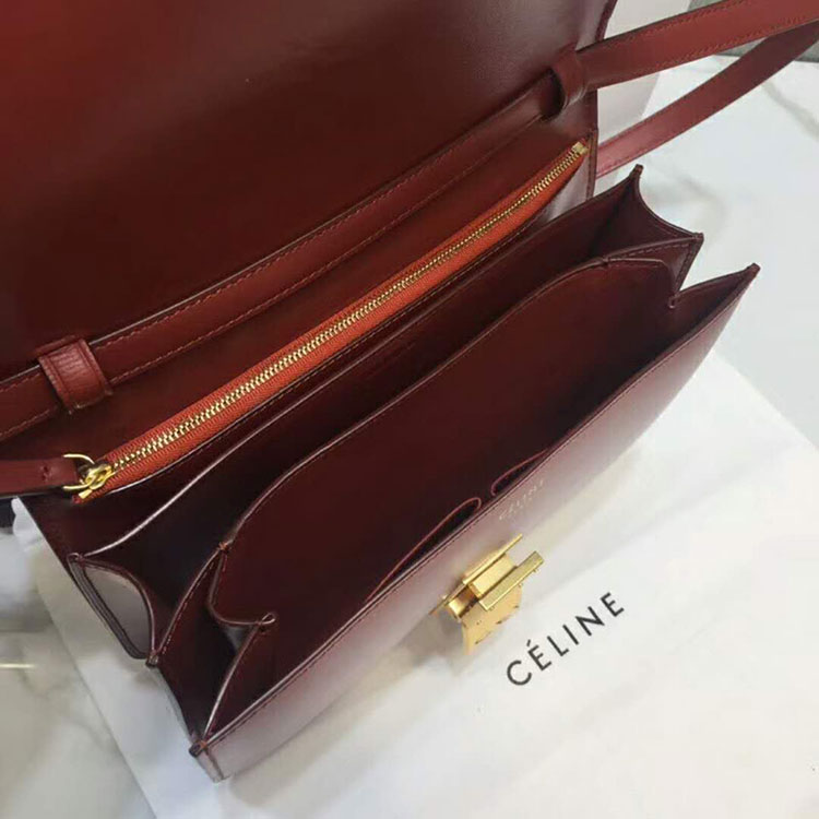 2018 Celine MEDIUM CLASSIC BAG IN NATURAL CALFSKIN