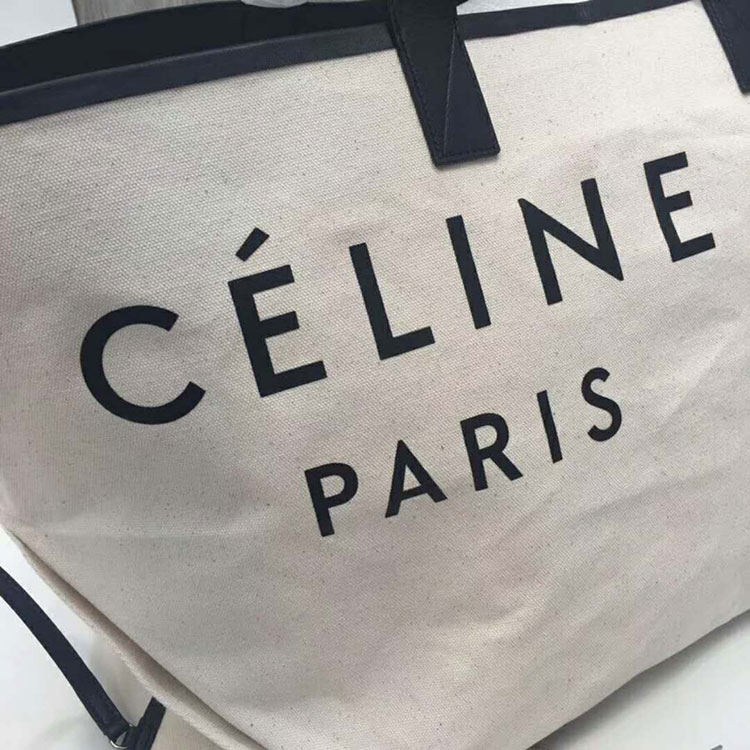 2018 Celine Medium Made In Tote In Textile