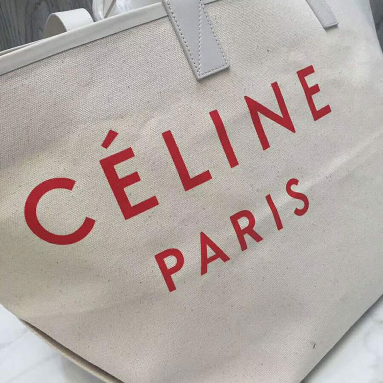 2018 Celine Medium Made In Tote In Textile