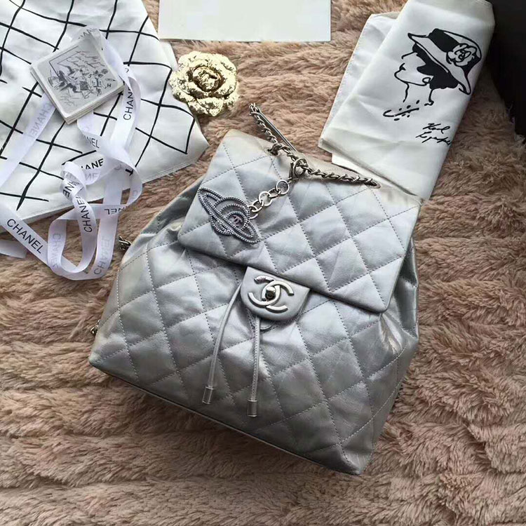 2018 Chanel Backpack Original Calfskin Leather