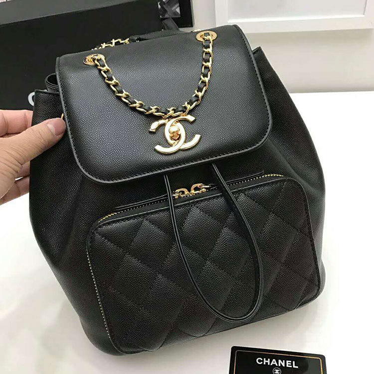 2018 Chanel Backpack Original Calfskin Leather