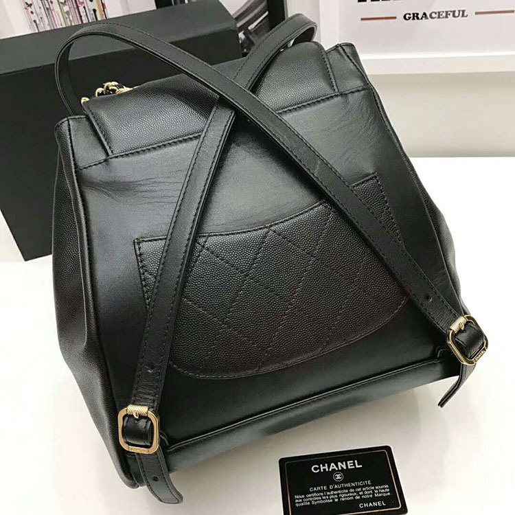 2018 Chanel Backpack Original Calfskin Leather