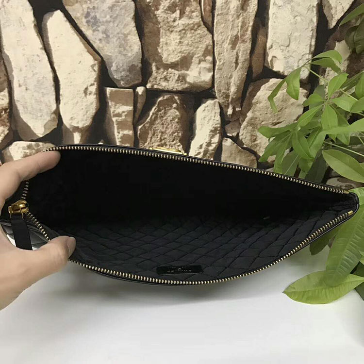 2018 Chanel Banquet Clutch Original Sheepskin Leather A80560 Black