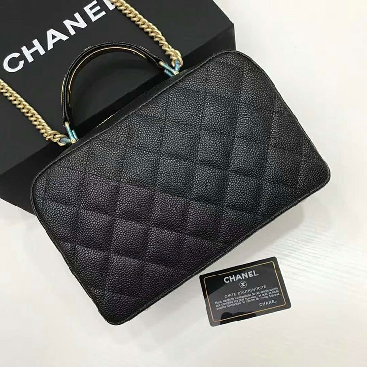 2018 Chanel Bowling bag Original Calfskin Leather