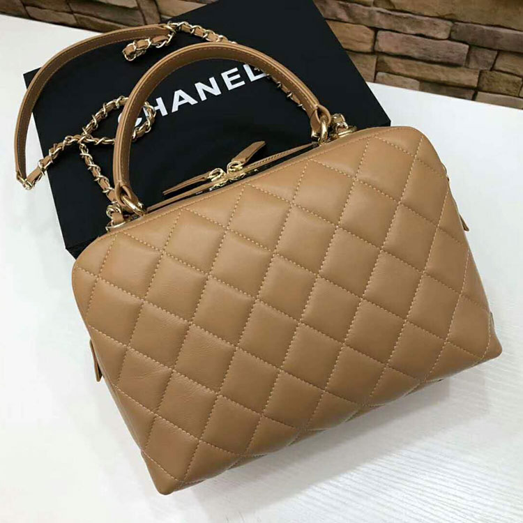 2018 Chanel Briefcase Original Lambskin Leather