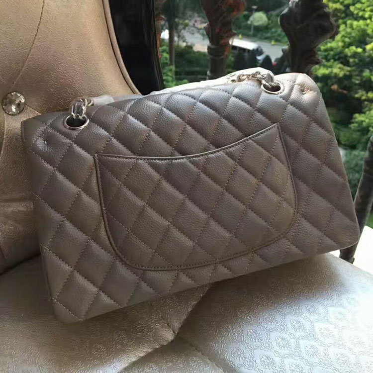 2018 Chanel Classic Flap Bag Original Caviar Leather 1112