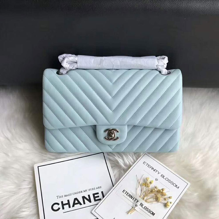 2018 Chanel Classic Flap Bag Original Lambskin Leather