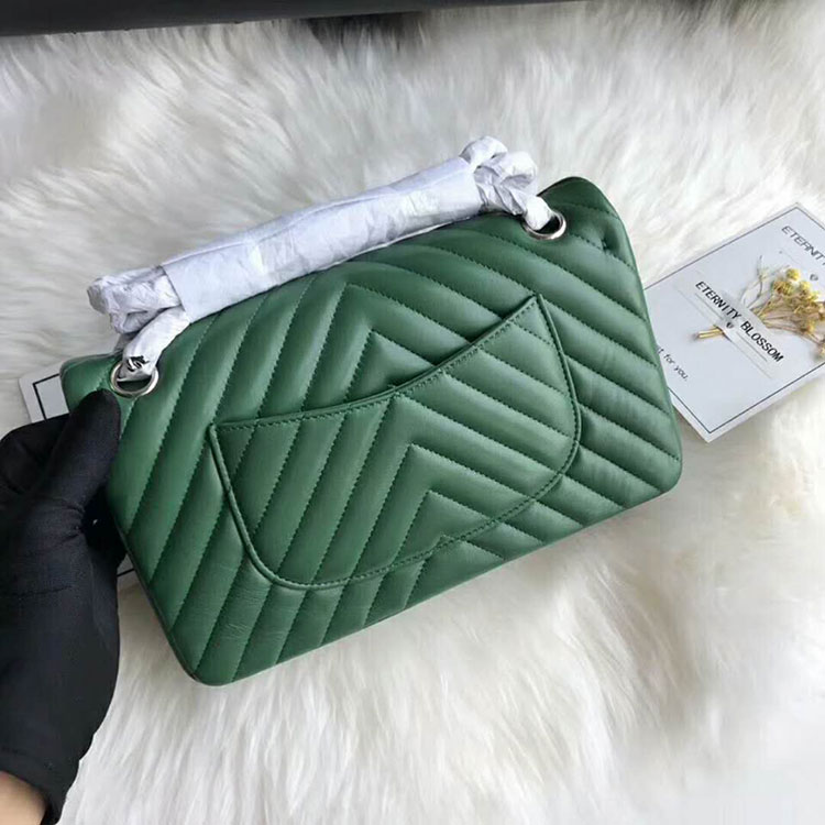 2018 Chanel Classic Flap Bag Original Lambskin Leather