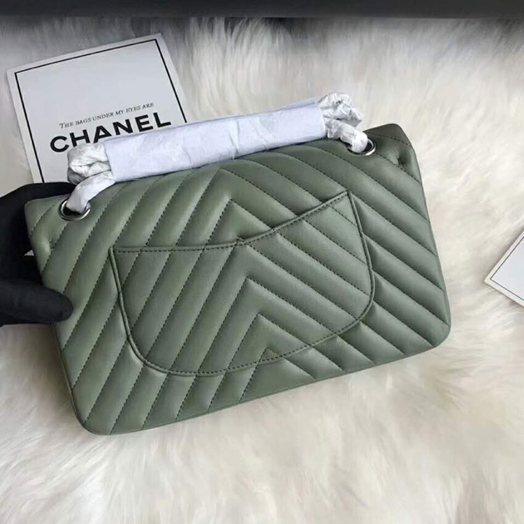 2018 Chanel Classic Flap Bag Original Lambskin Leather